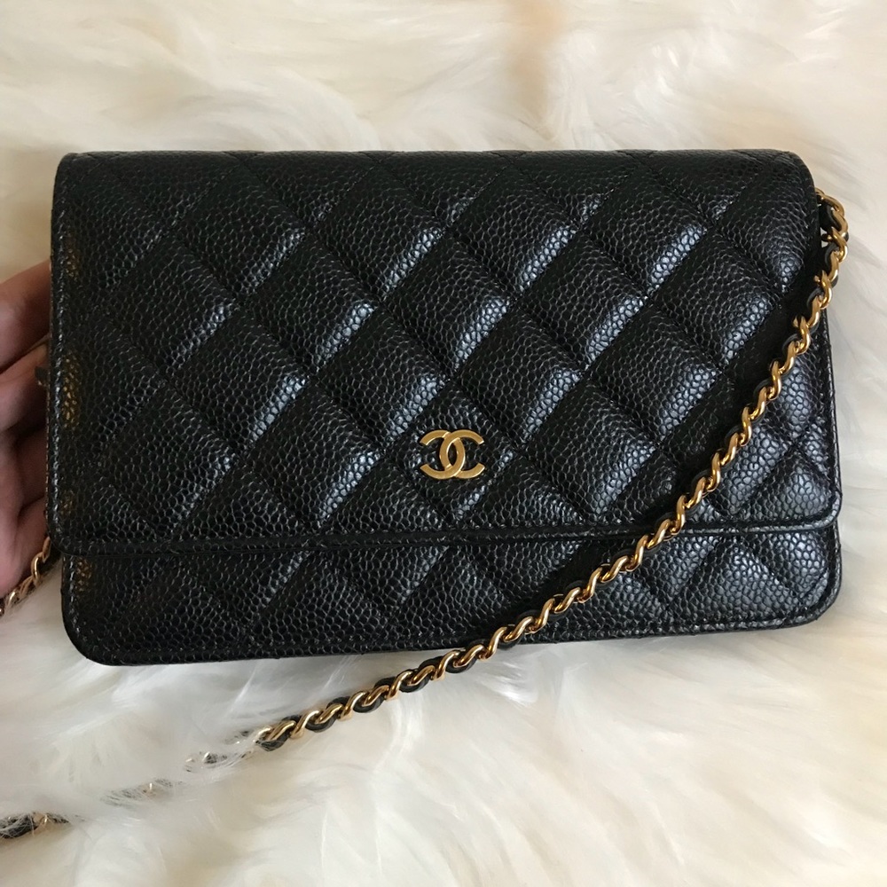 SOLD❌CHANEL WOC BLACK CAVIAR GHW